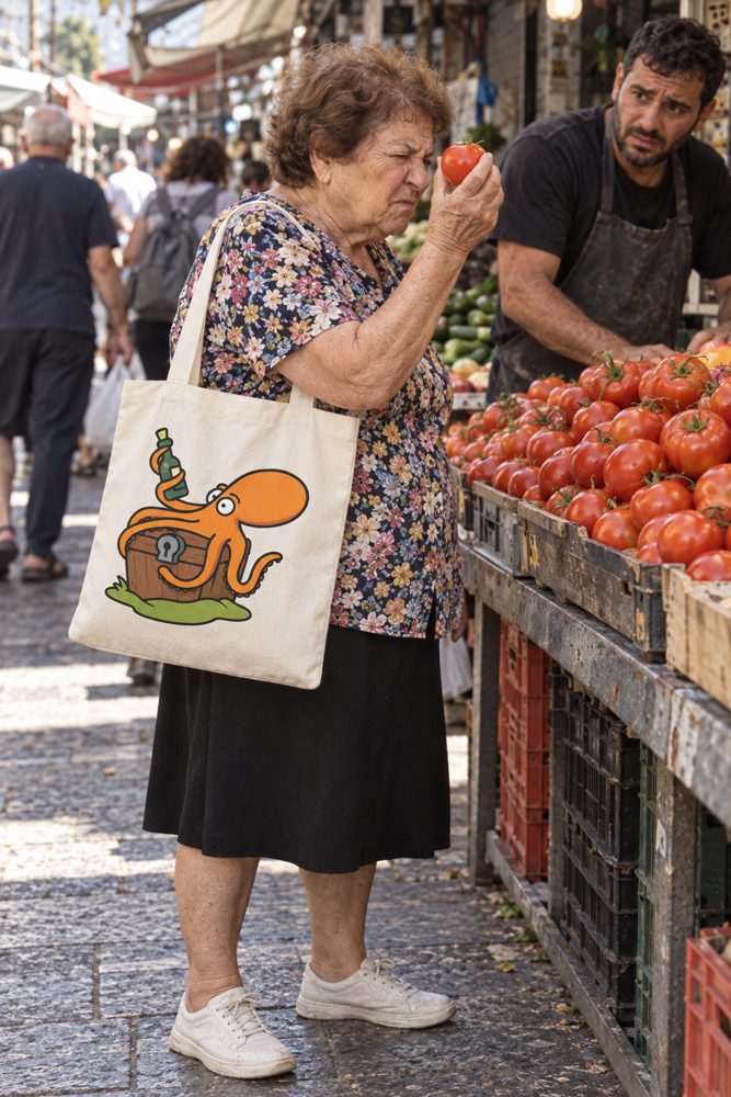 Natural Side Bag out in the wild