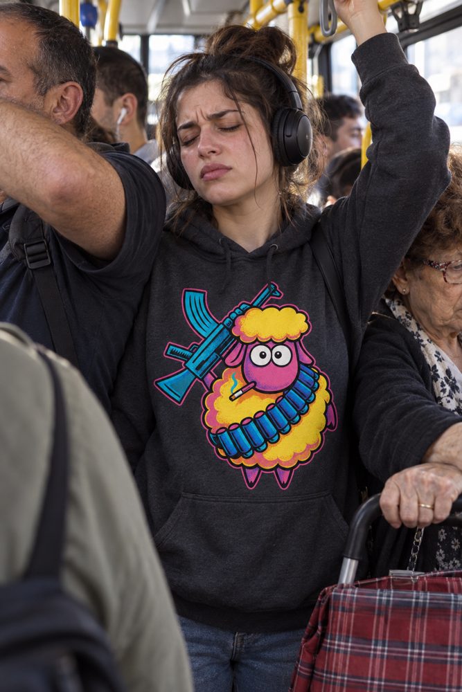 Hoodie out in the wild