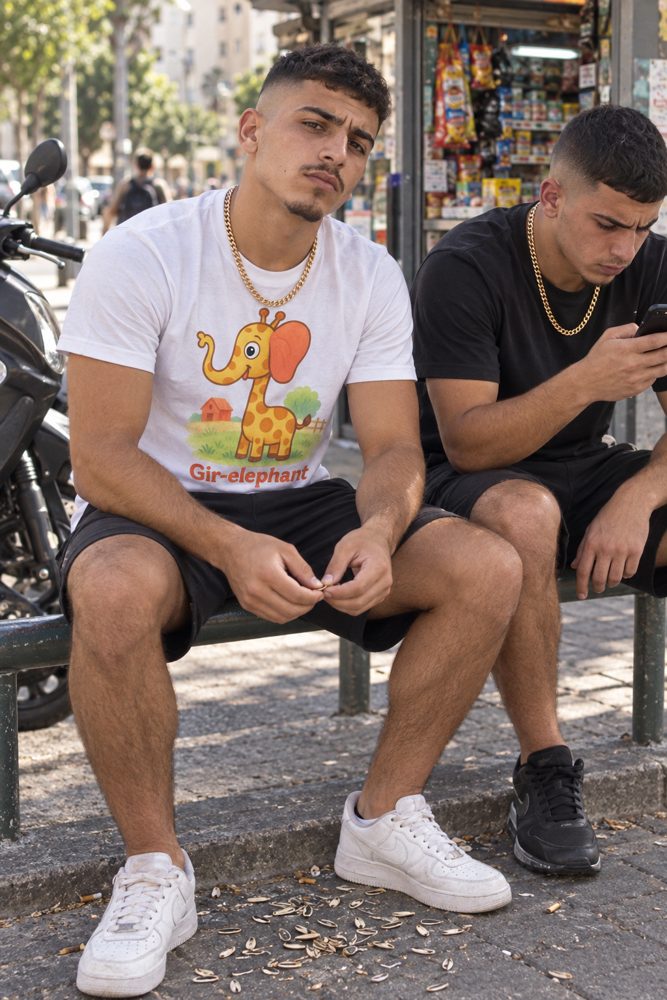 Cotton Tee out in the wild