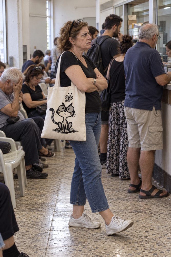 Natural Side Bag out in the wild