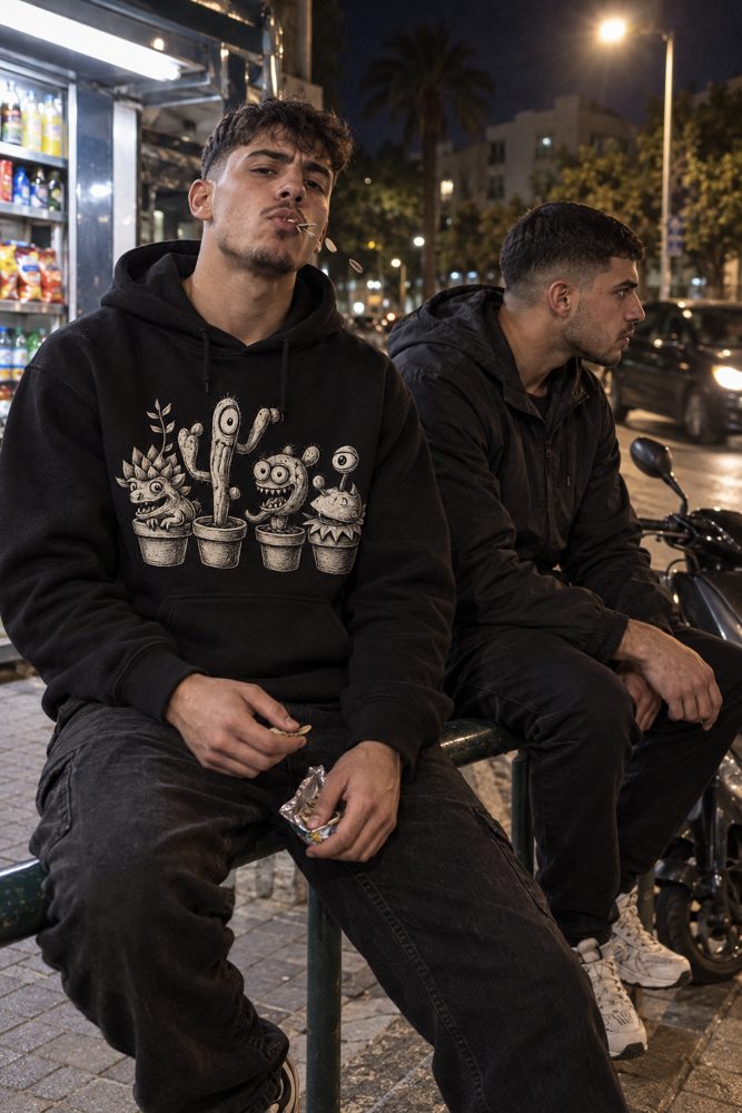 Hoodie out in the wild