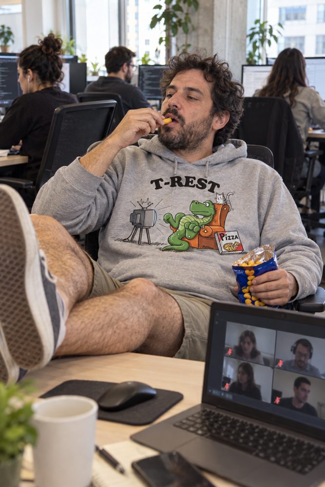 Hoodie out in the wild