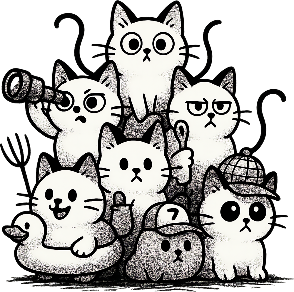 Purrfect Cat Pile final art