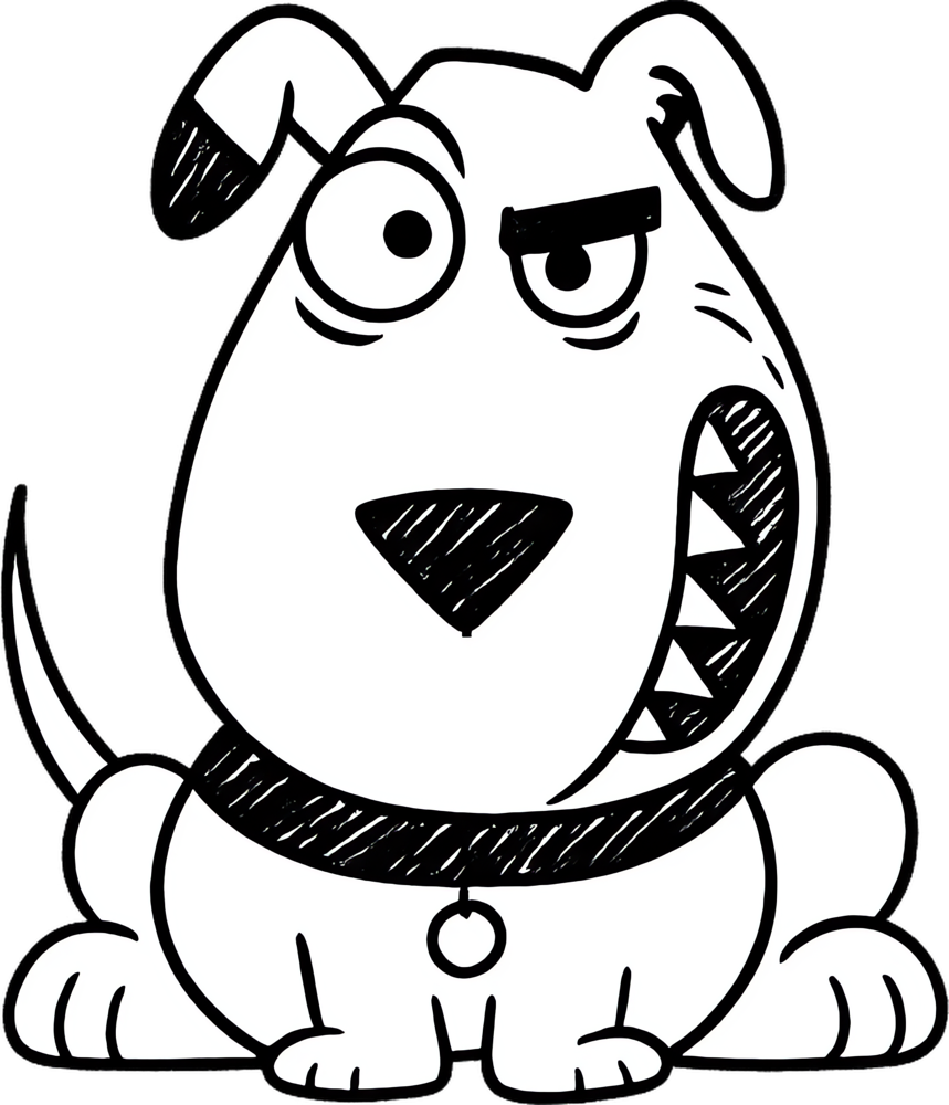 Woof Toothy Pup final art